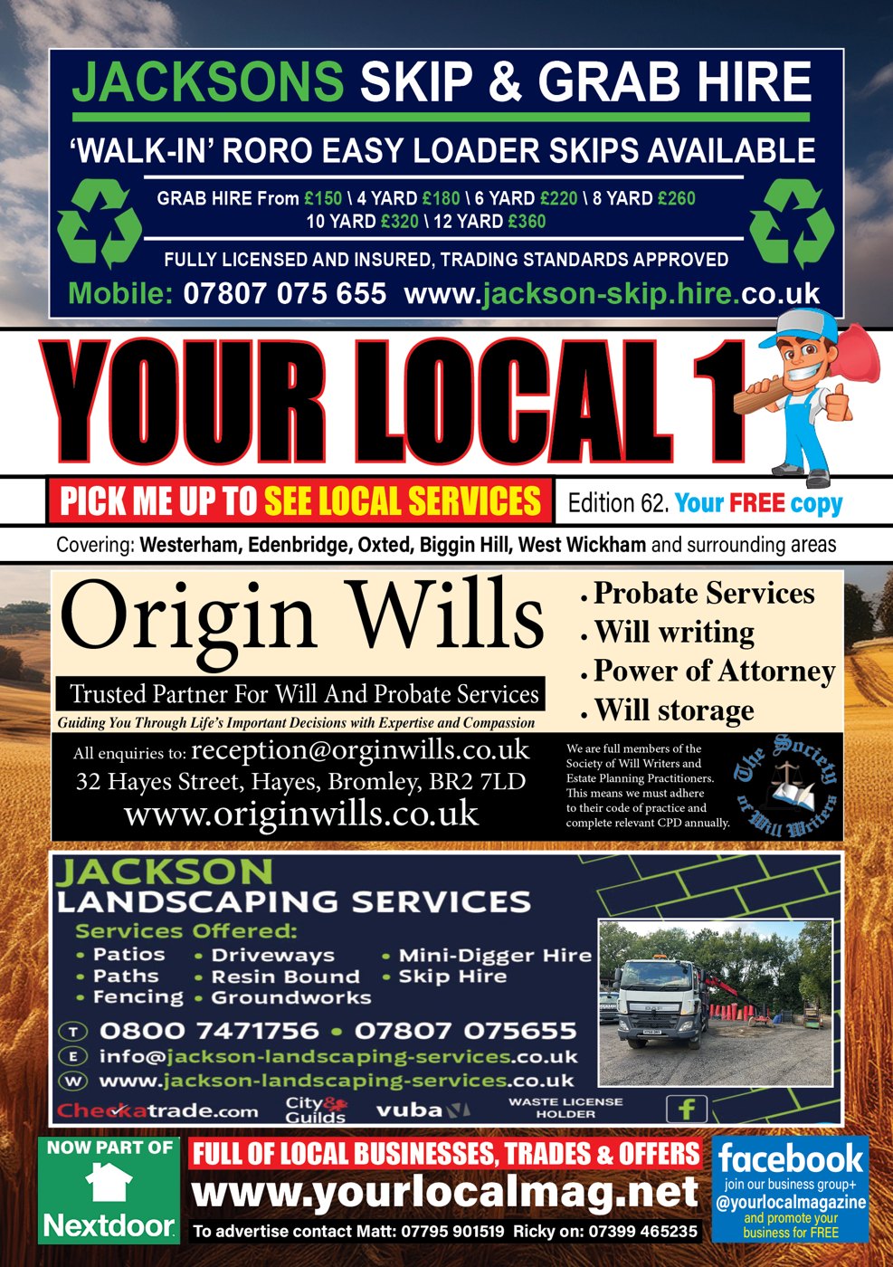 Your Local Magazine 1, edition 62 cover