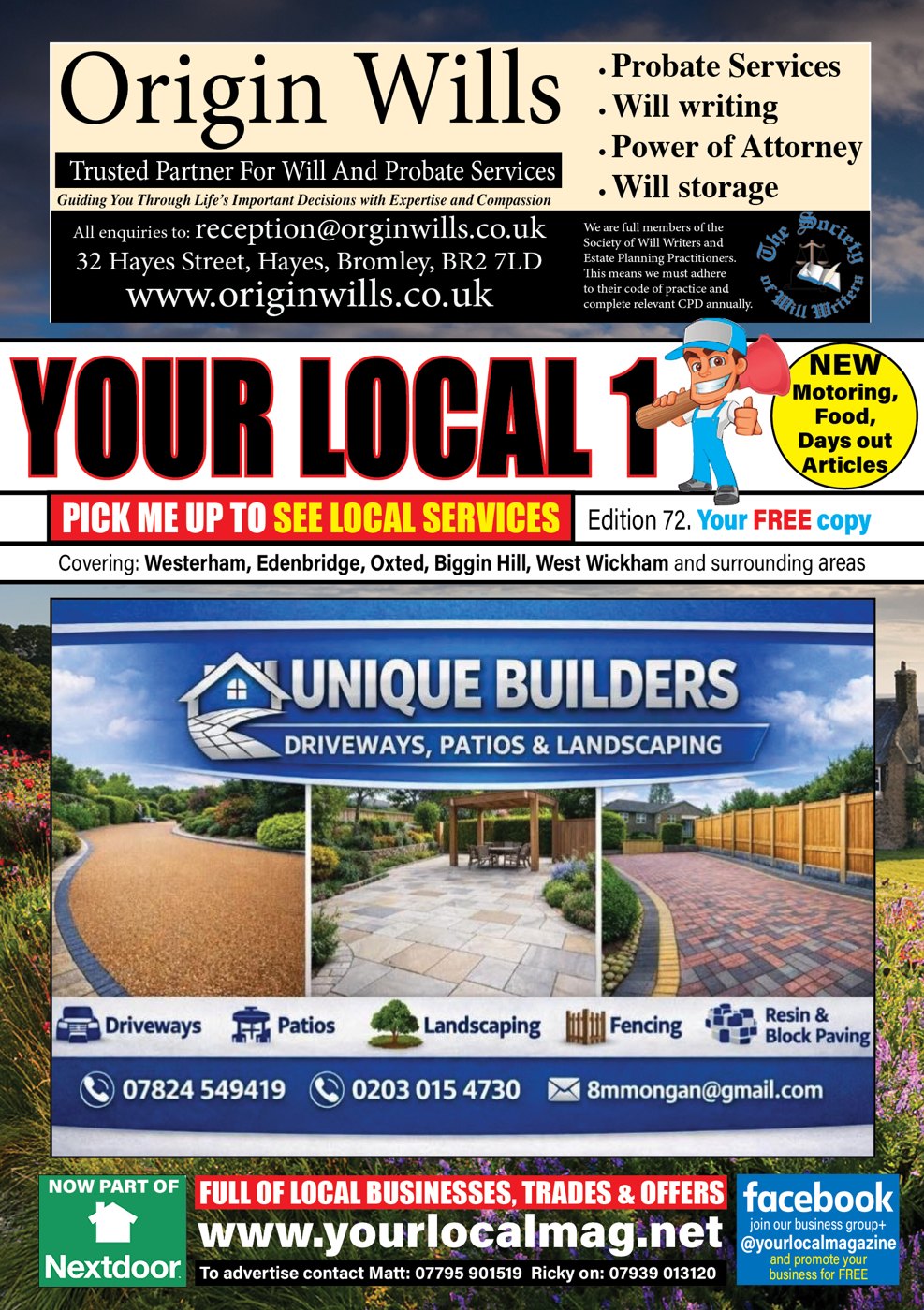 Your Local Magazine 1, edition 72 cover